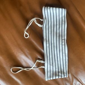 COS ribbed bikini top size 10 runs small